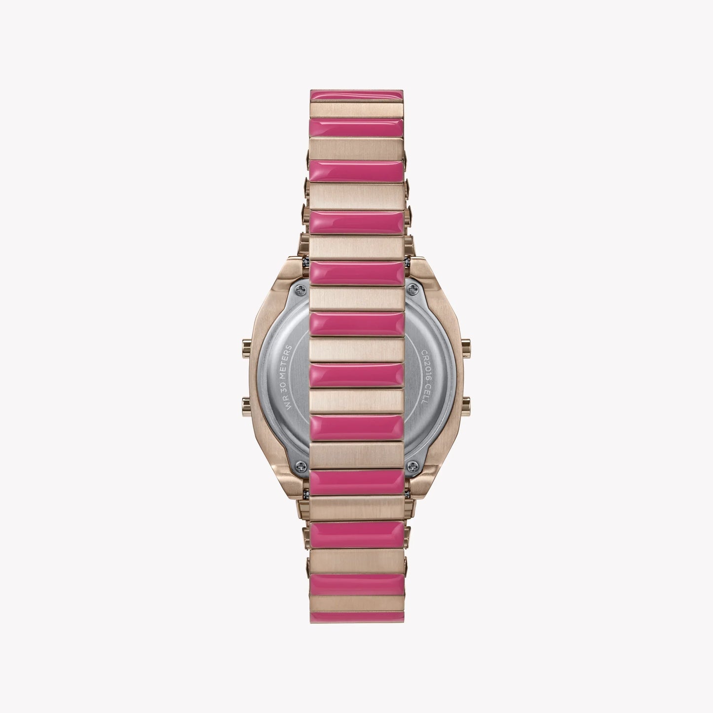 Timex Women's Rose Gold-Tone Watch, Pink Accents | T80-2