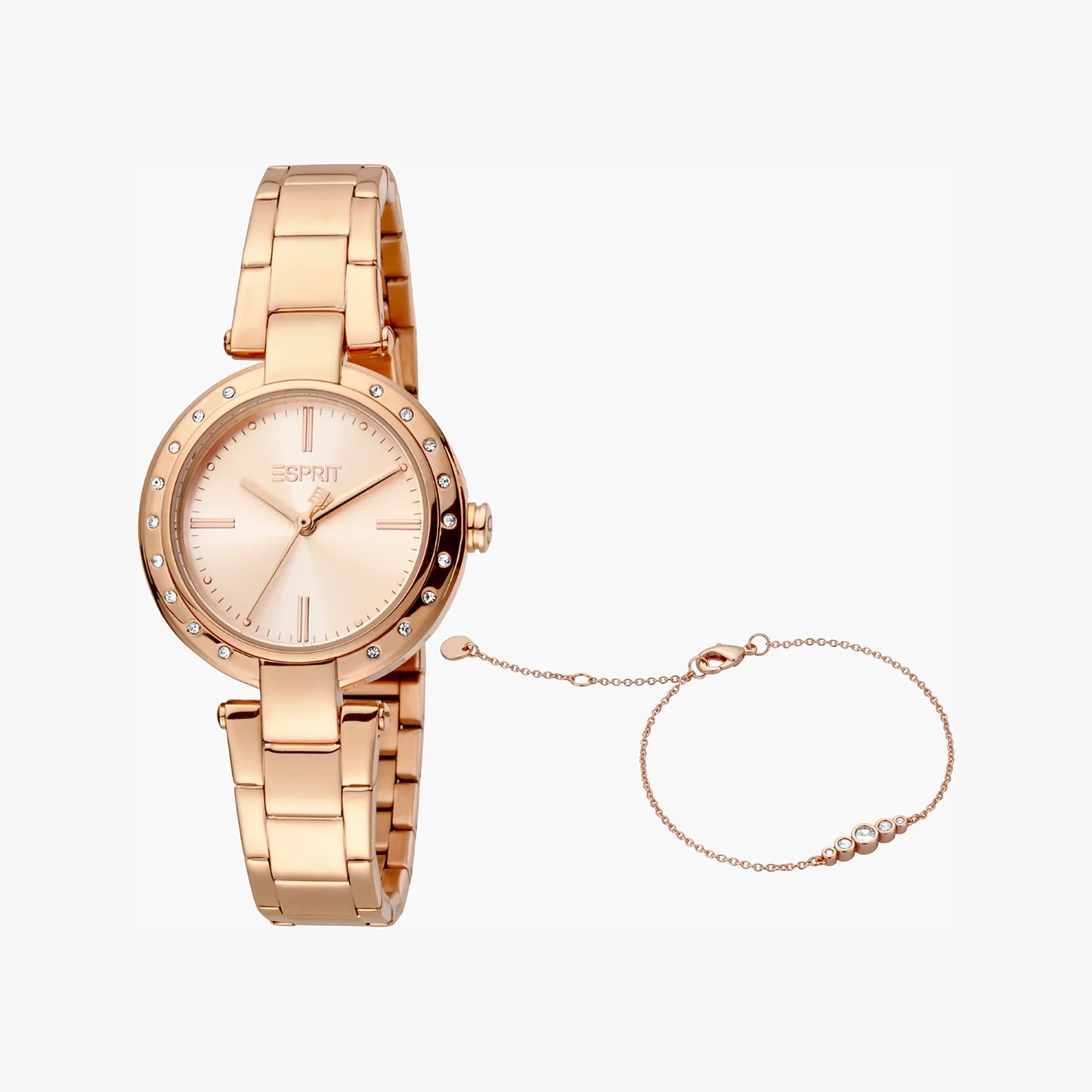 Esprit Women's Rose Gold Watch, Stainless Steel | ES1L123M0045-0