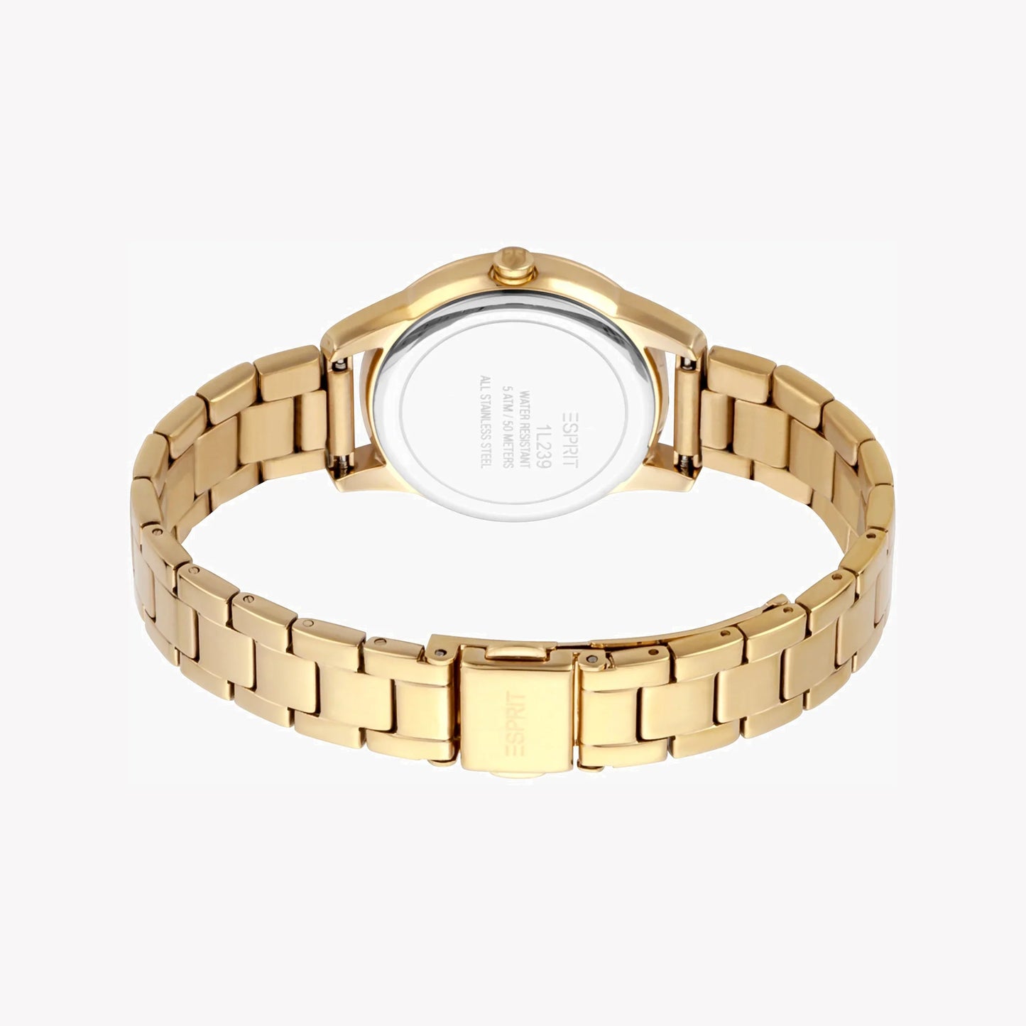 Esprit Women's Gold Stainless Steel Watch, Champagne Dial | ES1L140M0015-2