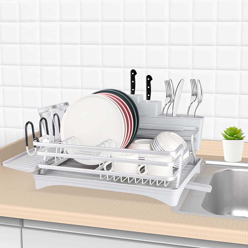 Dish dryer with drip tray-1