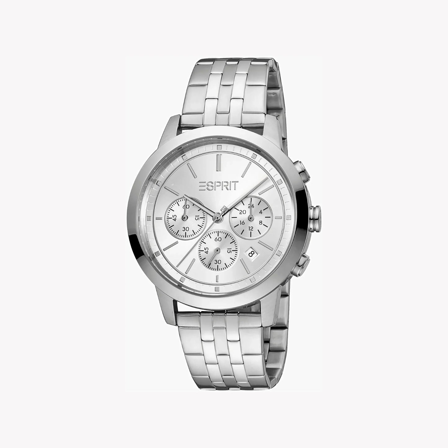 Esprit Men's Silver Stainless Steel Watch, Silver Dial | ES1G066M0075-0