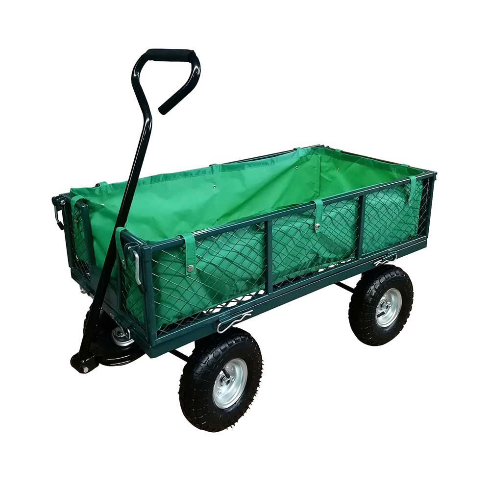 Metal, garden handcart in 2 types - 250 kg load capacity-0