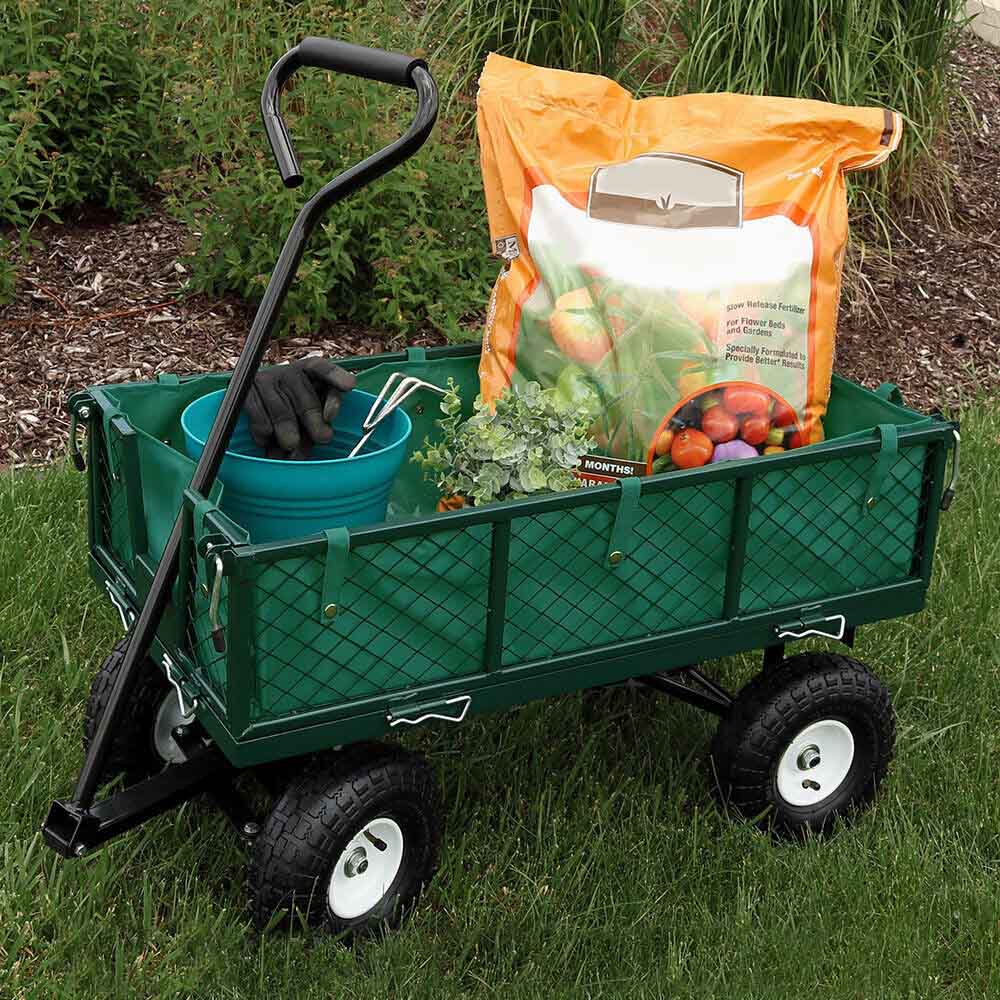 Metal, garden handcart in 2 types - 250 kg load capacity-3