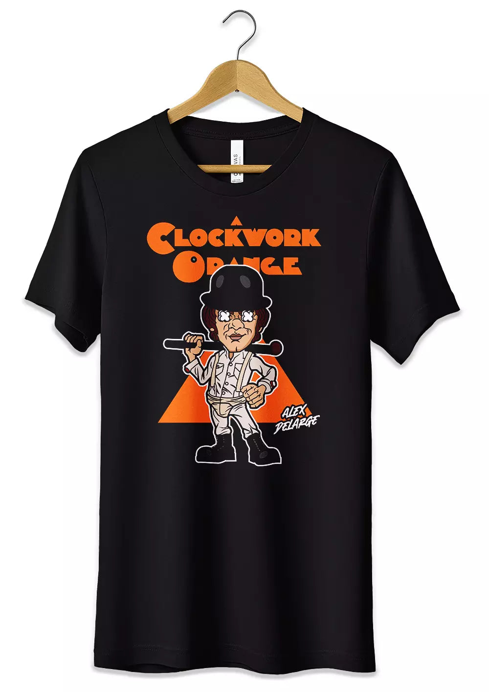 T-Shirt Alex Delarge Cartoon Drugo Arancia Meccanica 100% Cotone Unisex-0