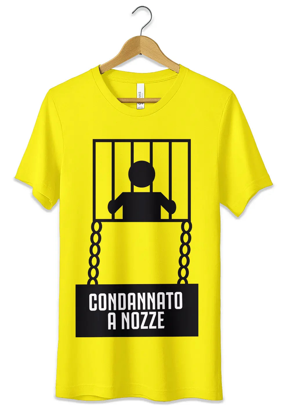 T-Shirt Maglietta Addio al Celibato Condannato a Nozze-3