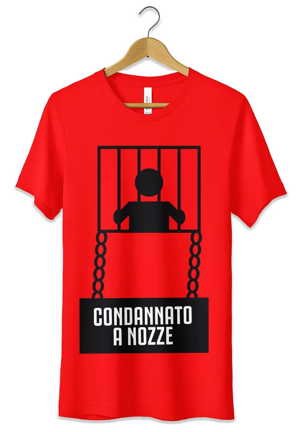 T-Shirt Maglietta Addio al Celibato Condannato a Nozze-2