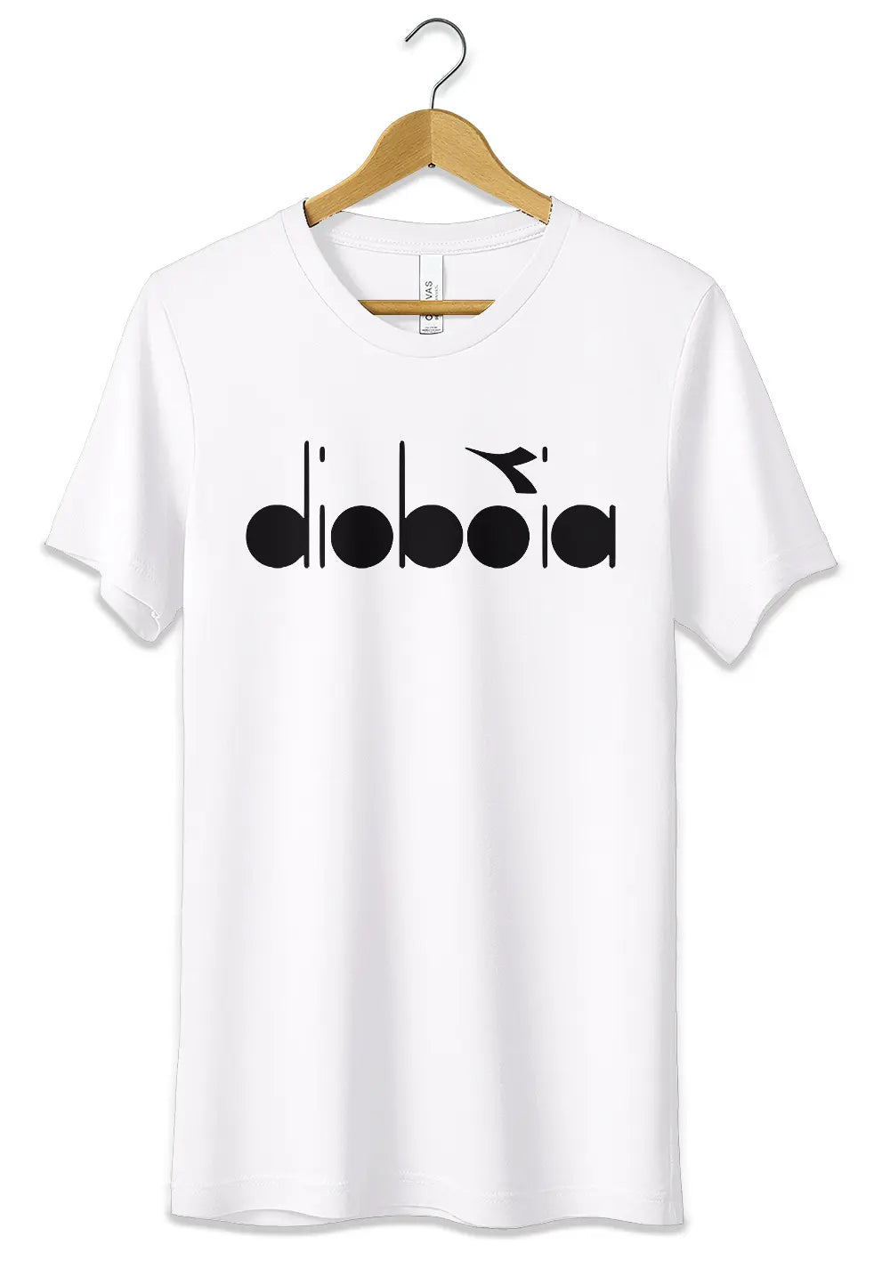 T-Shirt Divertente Dioboia Maglietta Logo Fake Diadora-2