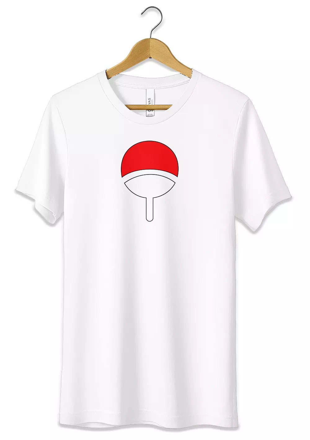 T-Shirt Clan Uchiha Naruto 100% Cotone Uomo Donna-0