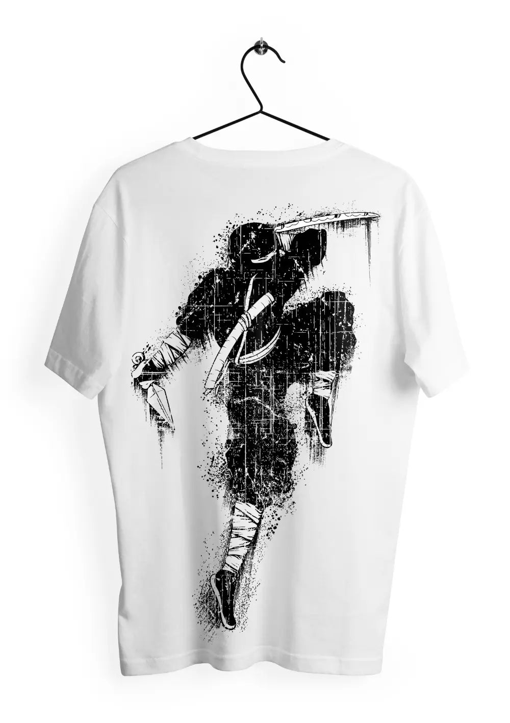 T-Shirt Maglietta Ninja Giapponese Samurai Urban Style-1