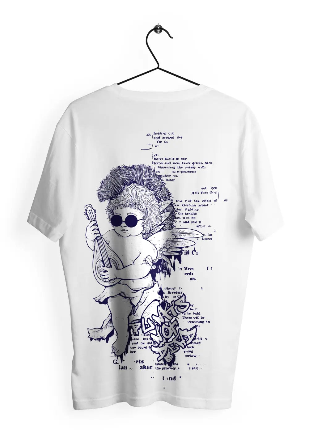 T-Shirt Maglietta Punk Angel Urban Style Unisex-1
