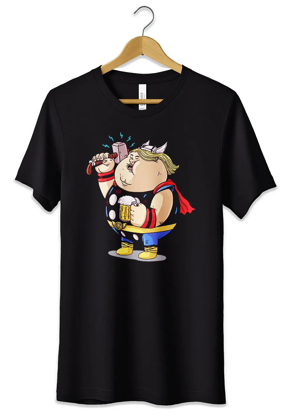 T-Shirt Maglietta Thor Caricatura Divertente-0