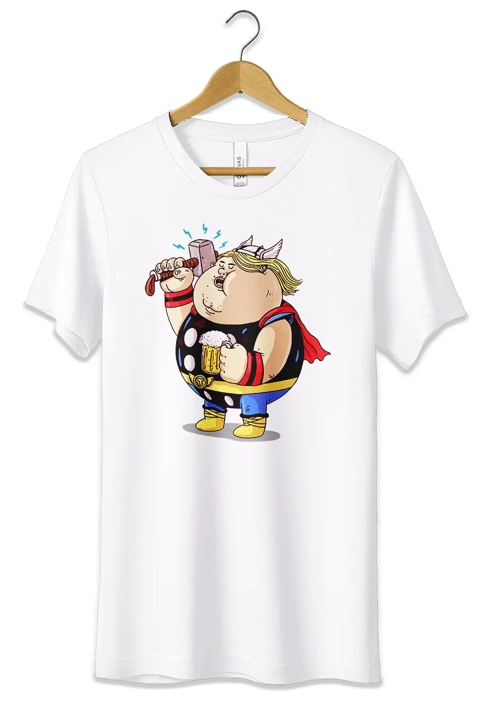 T-Shirt Maglietta Thor Caricatura Divertente-1