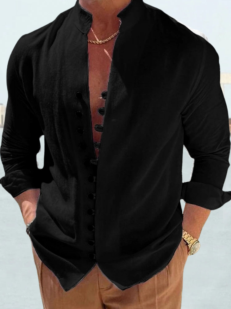Cotton Linen Shirt-3