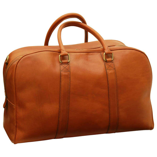 Soft Calfskin Leather Travel Bag - Gold-0