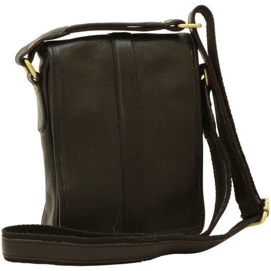 Soft Calfskin Leather Satchel Bag - Black-0