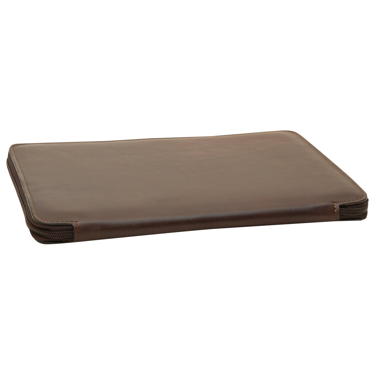 Cowhide leather portfolio - Dark Brown-1