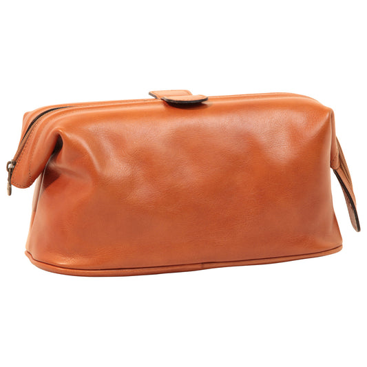 Leather Beauty Case - Brown Colonial-0