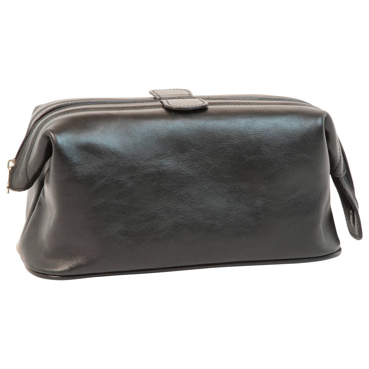 Leather Beauty Case - Black-0
