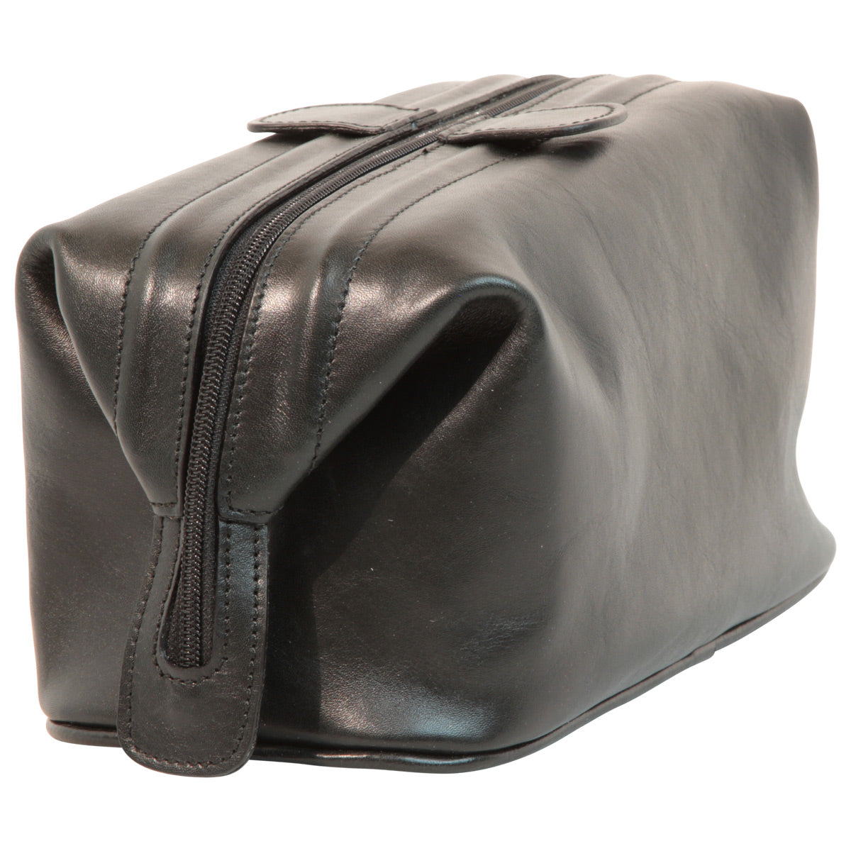 Leather Beauty Case - Black-1