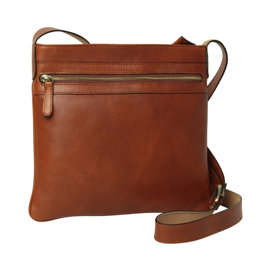 Leather Hip bag - teak-0