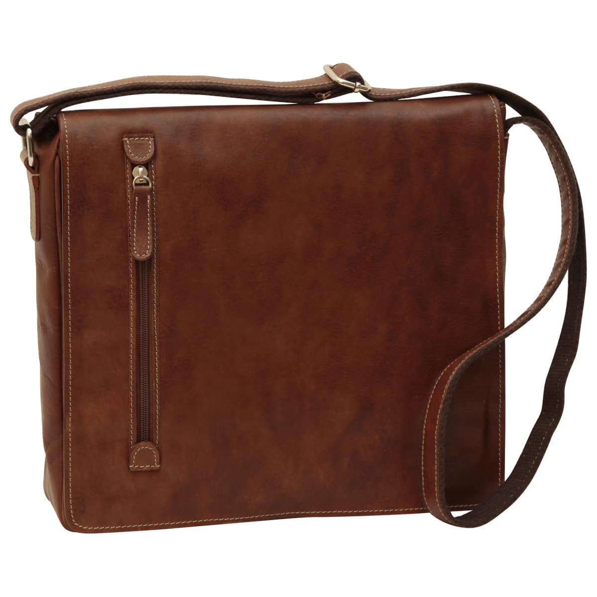 Lightweight Messenger Bag - Chestnut-0