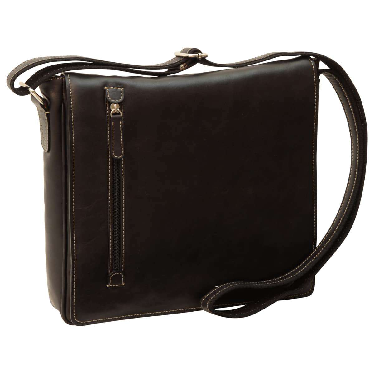 Lightweight Messenger Bag - Black-0