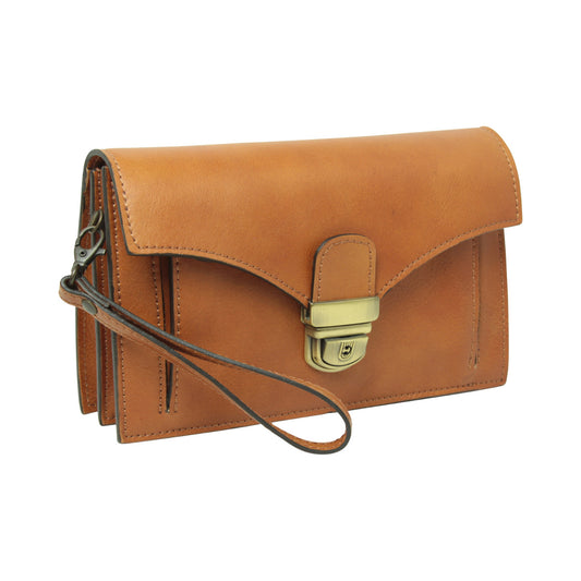 Leather clutch - colonial-0
