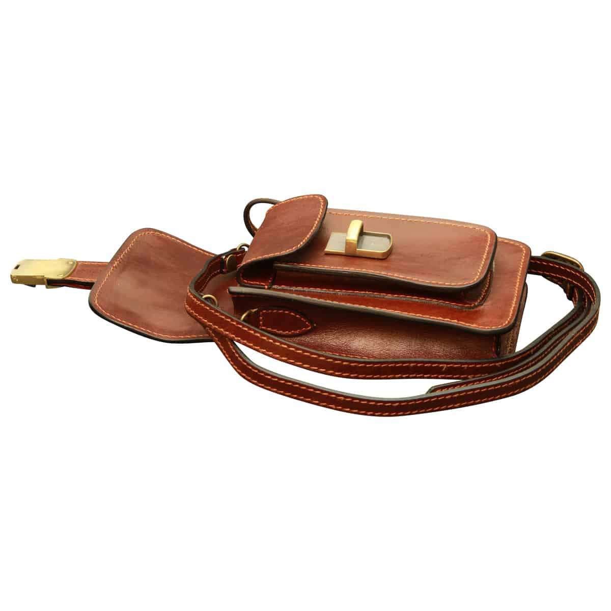 Leather Belt Piece - Brown-1