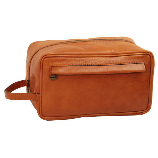 Full-grain calfskin leather beauty case coloniale- 078989CO-0