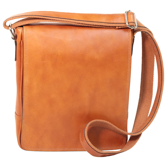 Leather I-Pad bag - Brown Colonial-0