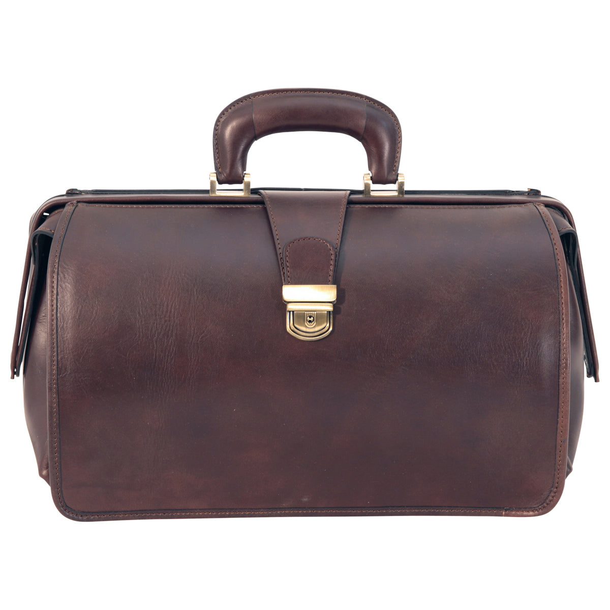 Leather Doctor's Bag - Dark Brown-0
