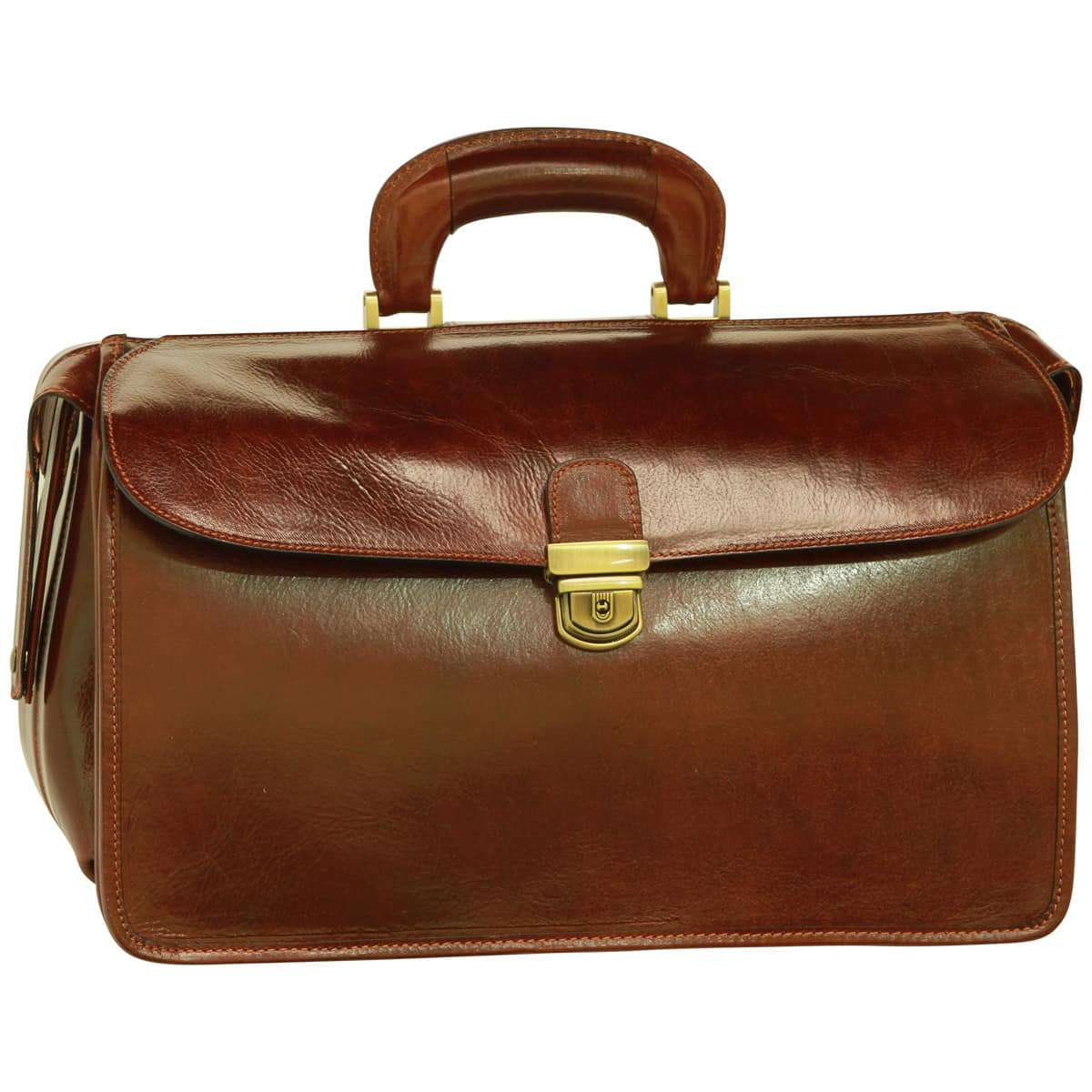 Leather Doctor's Bag - Brown-0