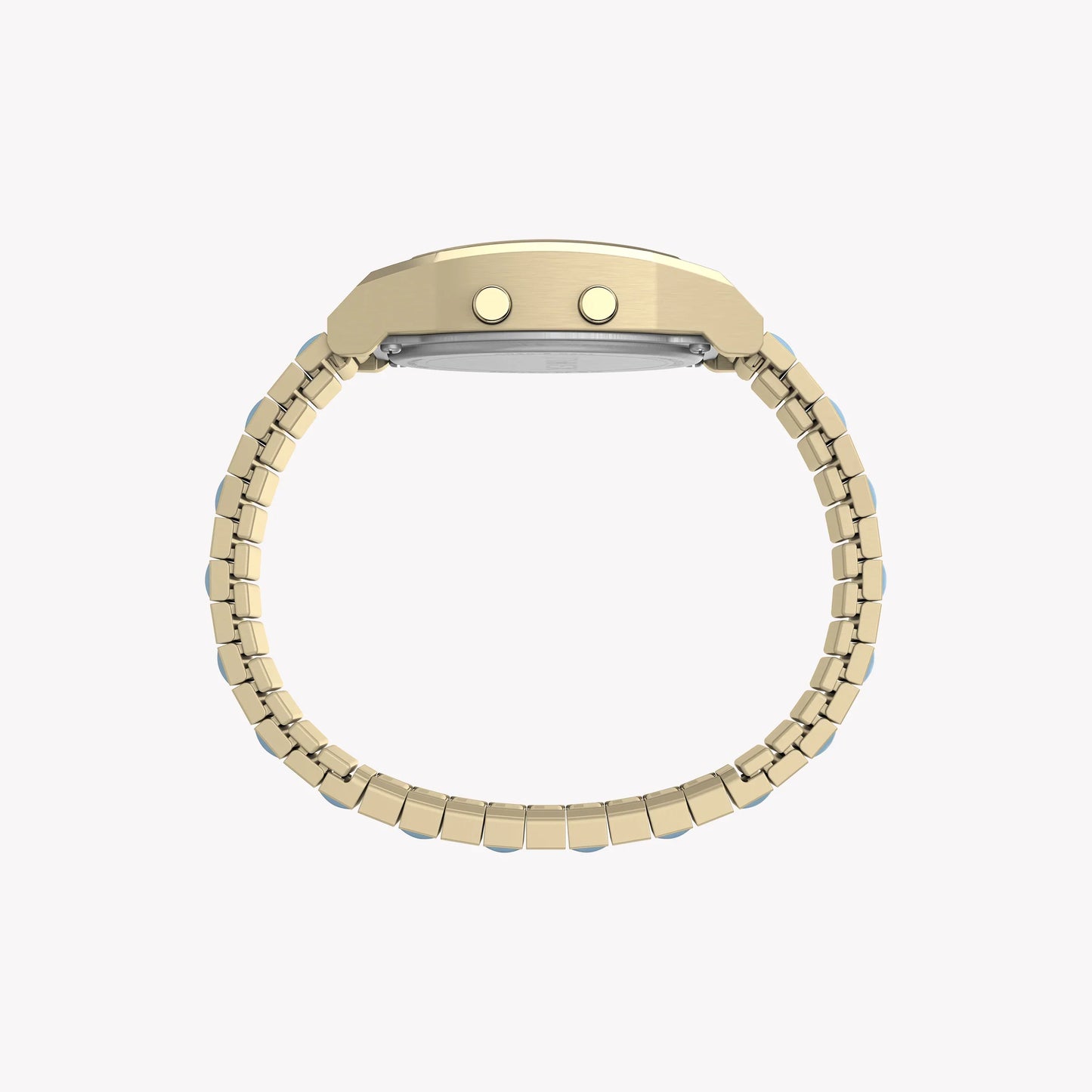 Timex Unisex Gold-Tone Watch, Blue Accents | TW2W40800-4