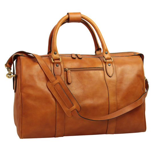 Travel Bag with shoulder strap - Brown colonial-0