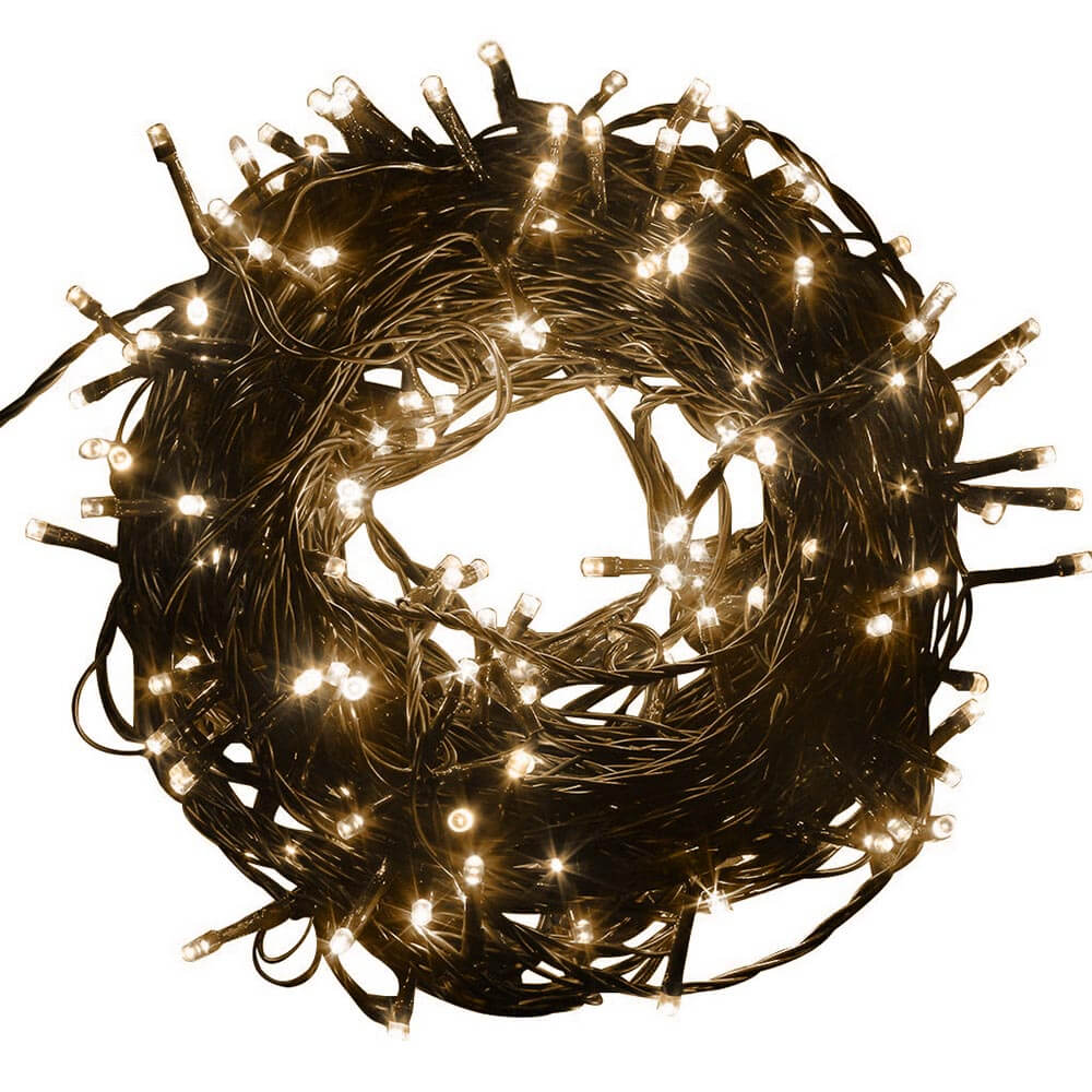 LED light string in selectable size and color - 240 LEDs - warm white-3