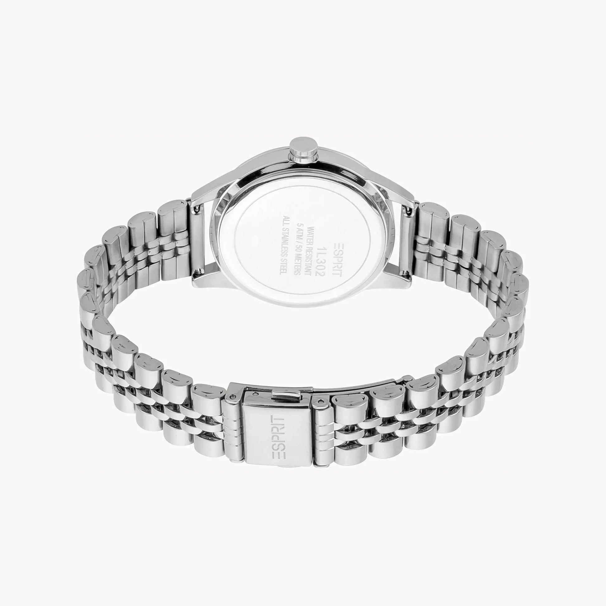 Esprit Women's Silver Stainless Steel Watch, Silver Dial | ES1L051M0045-2
