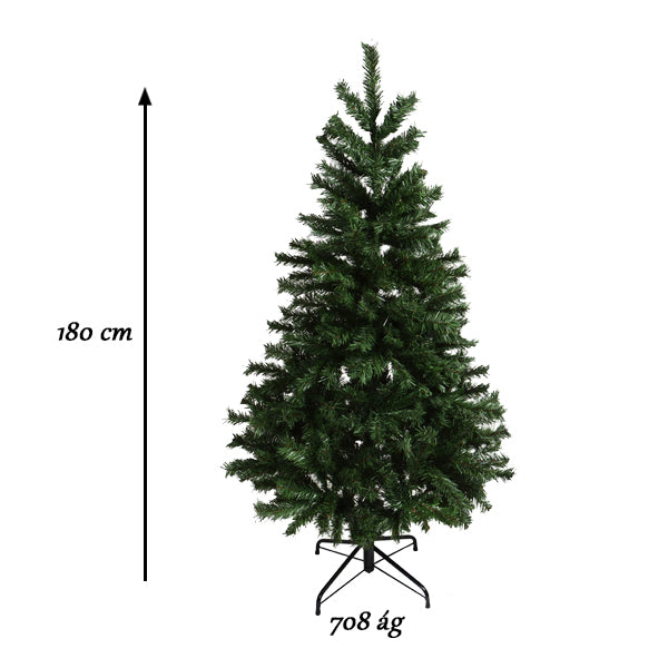 Nordmann artificial pine with metal base, in 4 sizes-180 cm-3