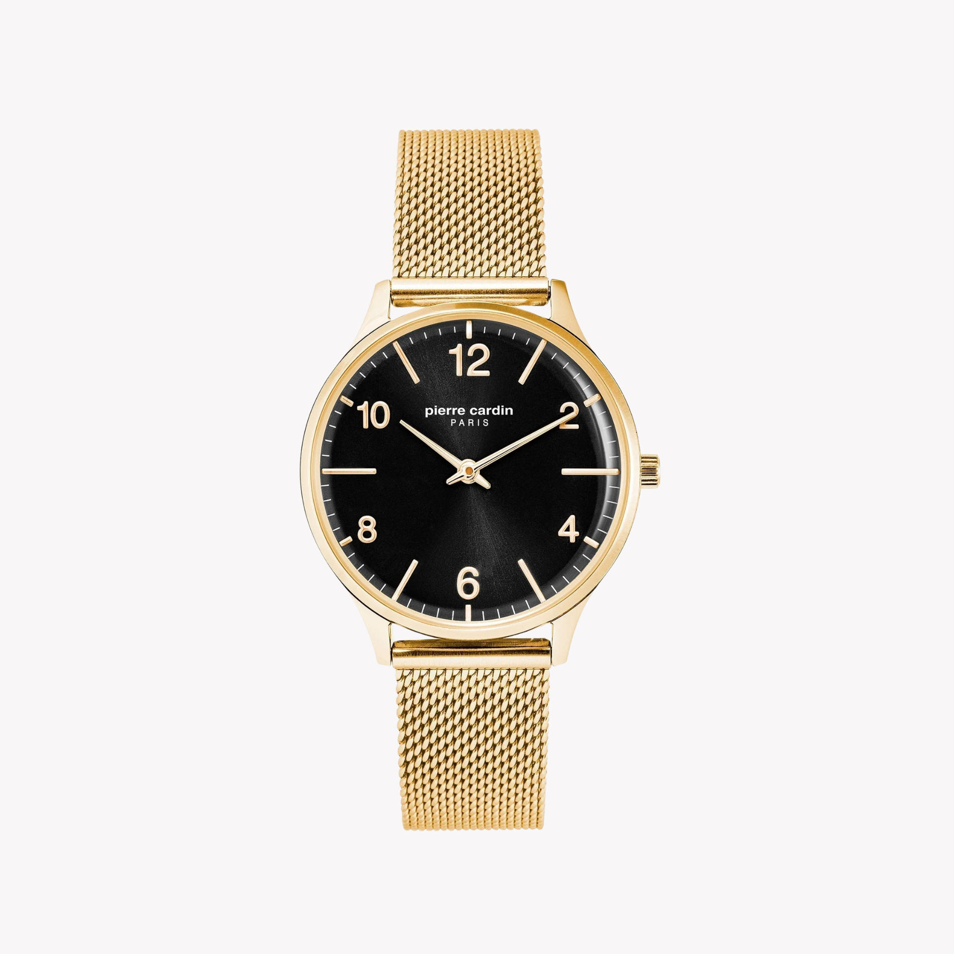 Pierre Cardin Women's Gold Watch, Black Dial | PC902722F106-0