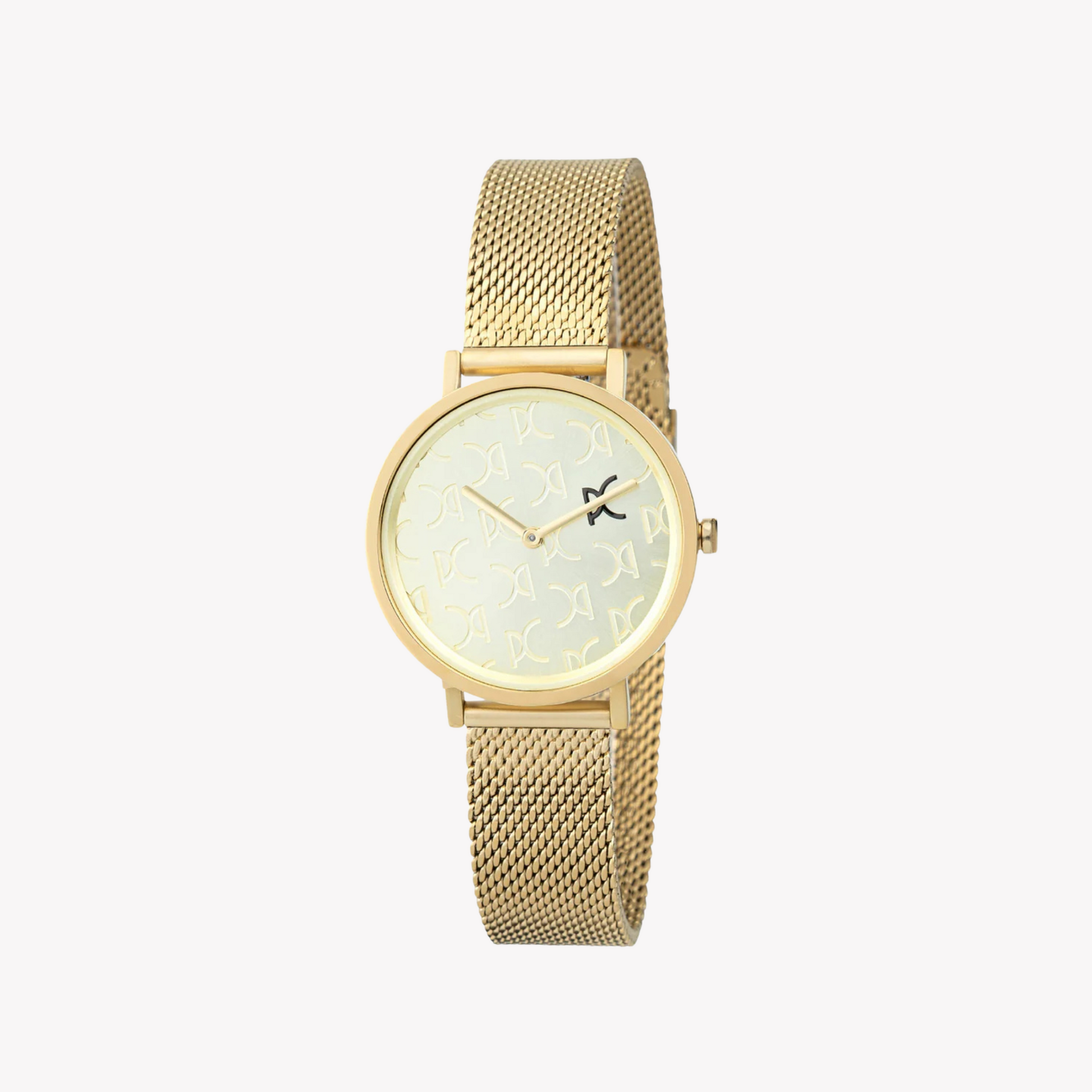 Pierre Cardin Women's Gold Stainless Steel Watch, Champagne Dial | CBV.1518-0