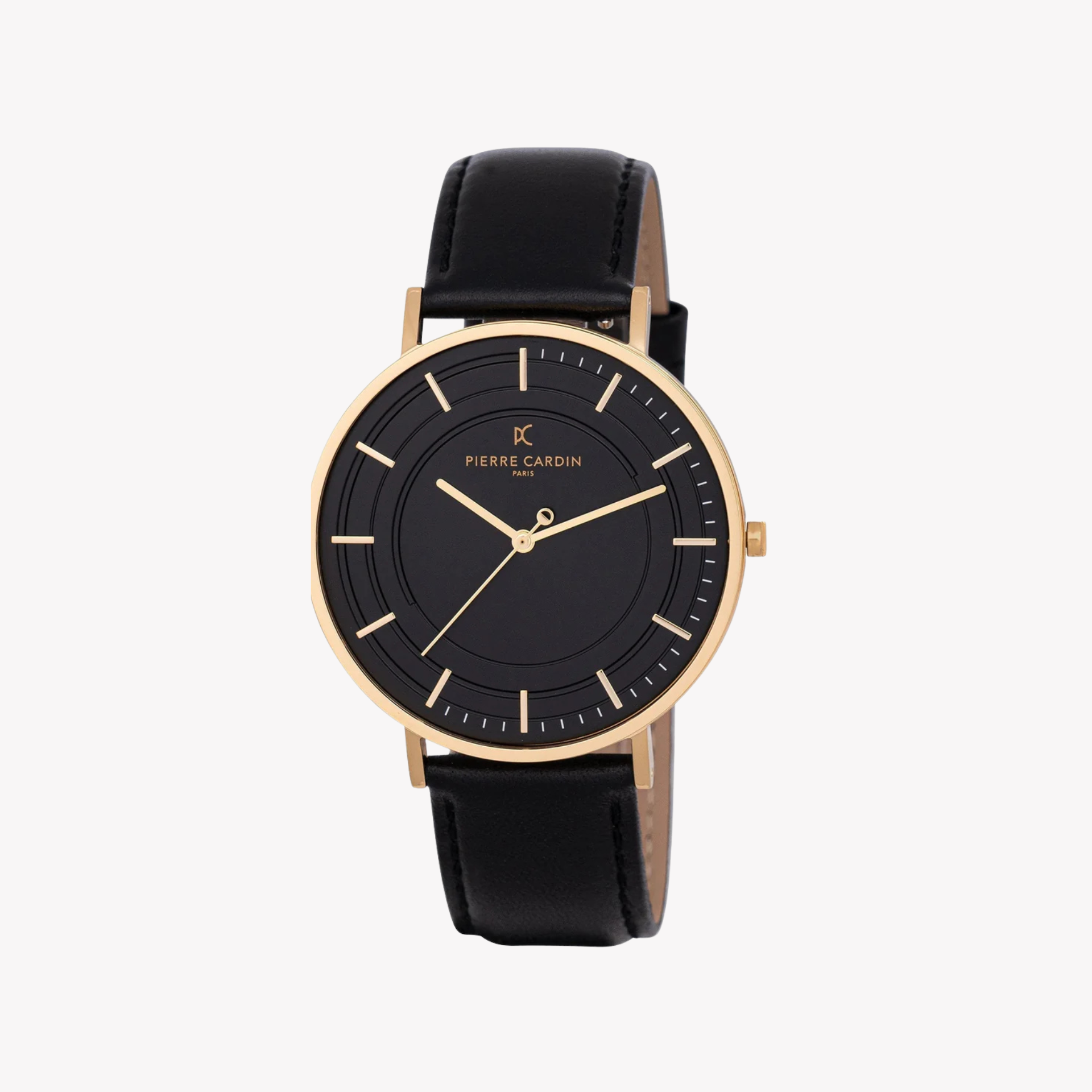 Pierre Cardin Men's Gold Watch, Black Dial | CBN.3035-0