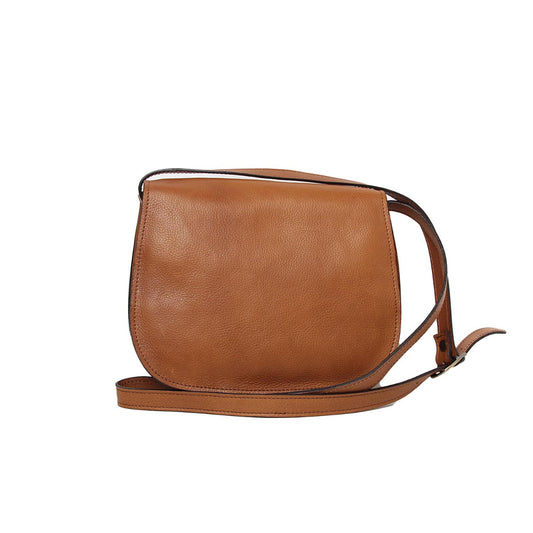 Women's shoulder bag in full grain calfskin-Gold-0