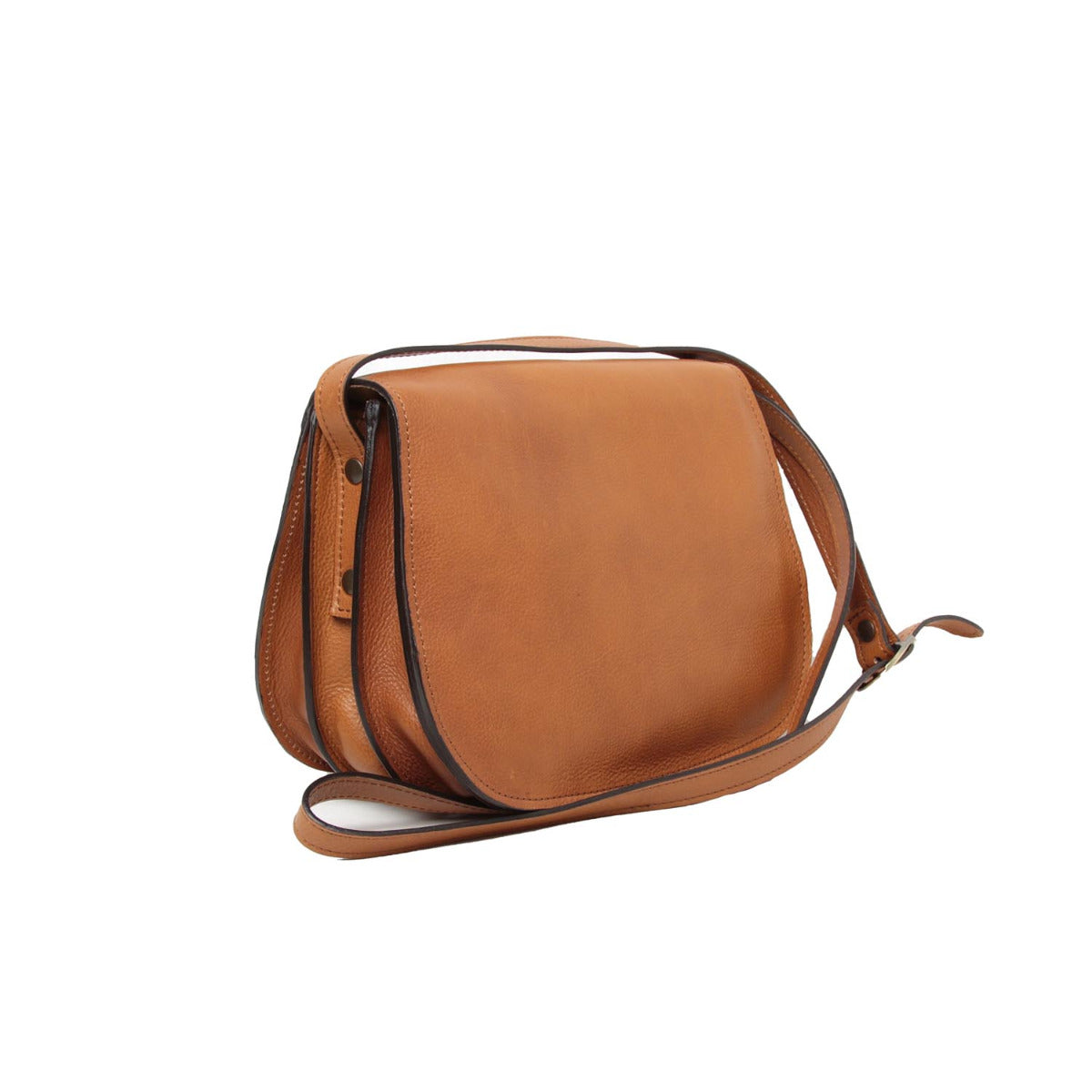Women's shoulder bag in full grain calfskin-Gold-1