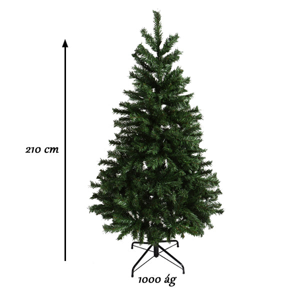 Nordmann artificial pine with metal base, in 4 sizes-210 cm-1