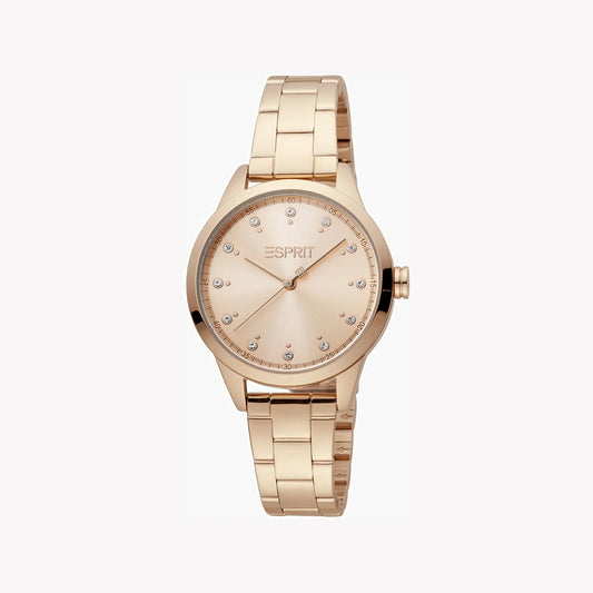 Esprit Women's Rose Gold Watch, Stainless Steel Band | ES1L092M0025-0