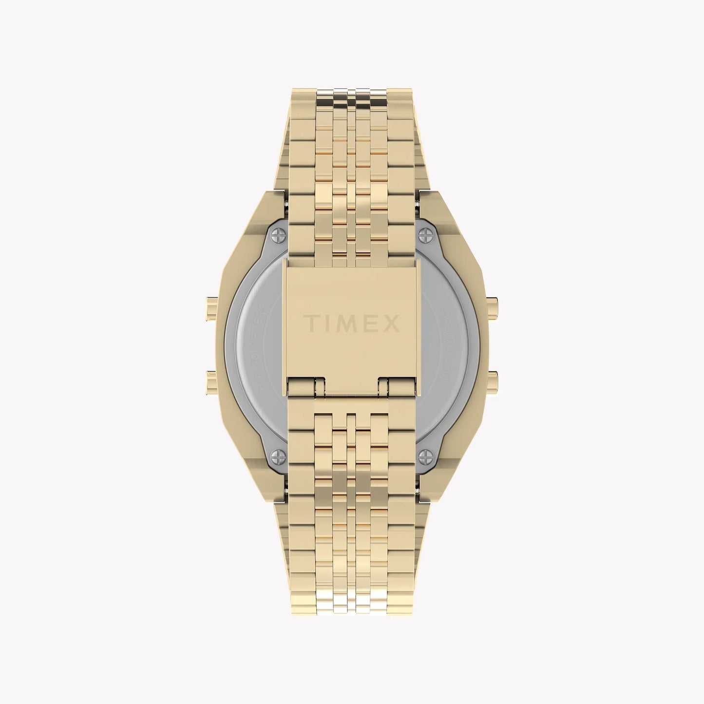 Timex Unisex Gold Tone Stainless Steel Watch, Black Lens | TW2V74300-2