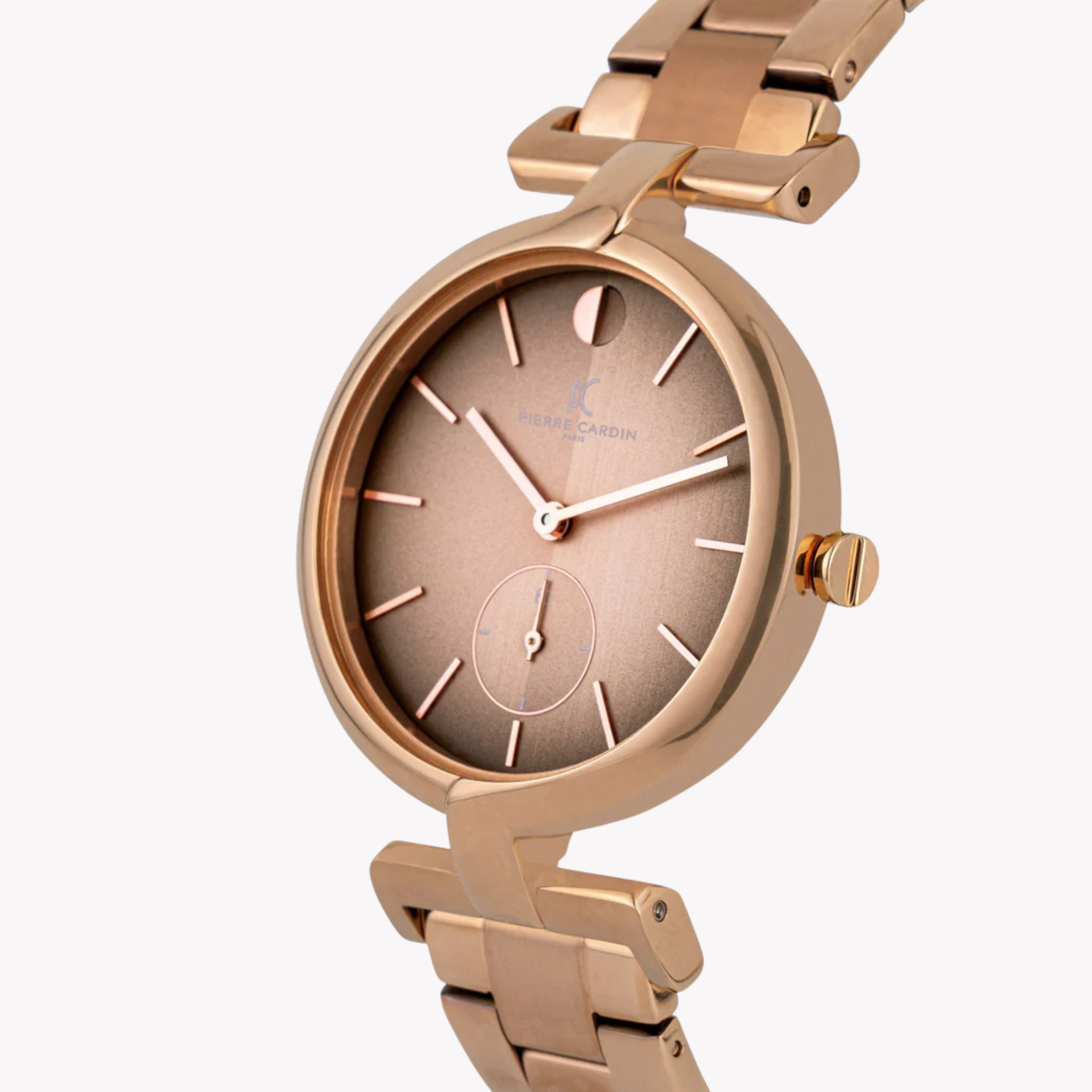 Pierre Cardin Women's Rose Gold Watch, Brown Dial | CMD.3526-1
