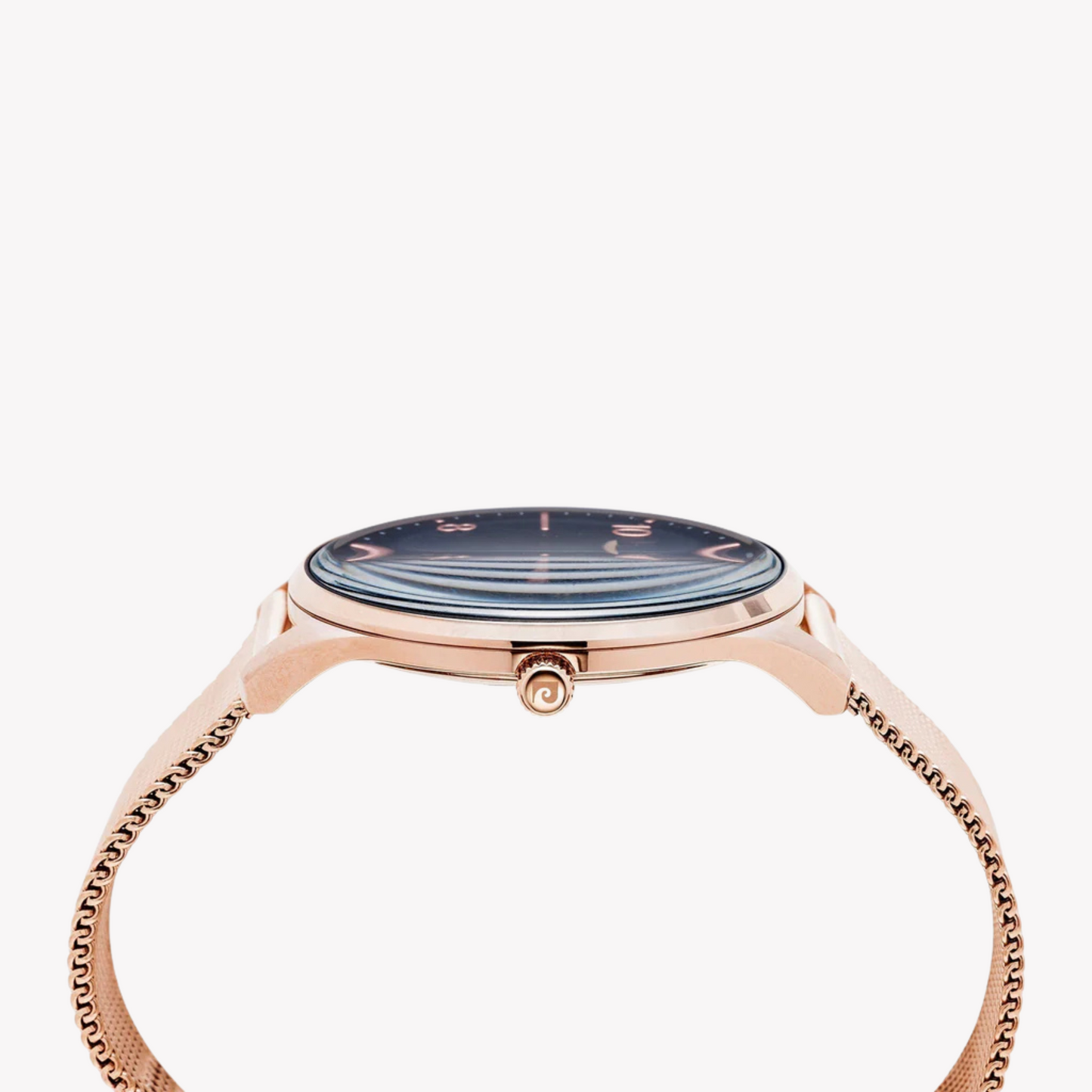 Pierre Cardin Men's Rose Gold Watch, Blue Dial | PC902671F116-1