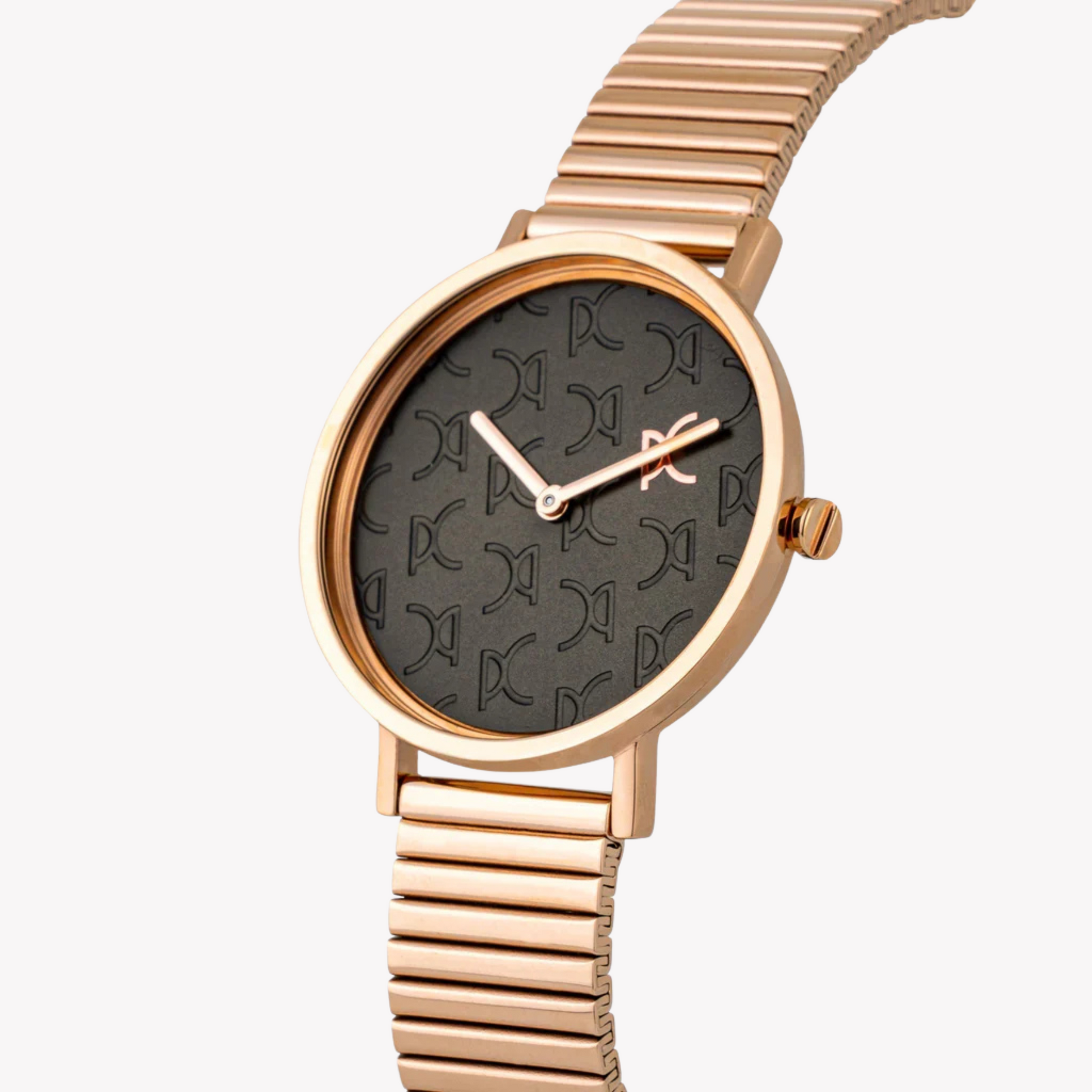 Pierre Cardin Women's Rose Gold Watch, Black Dial | CBV.1513-1