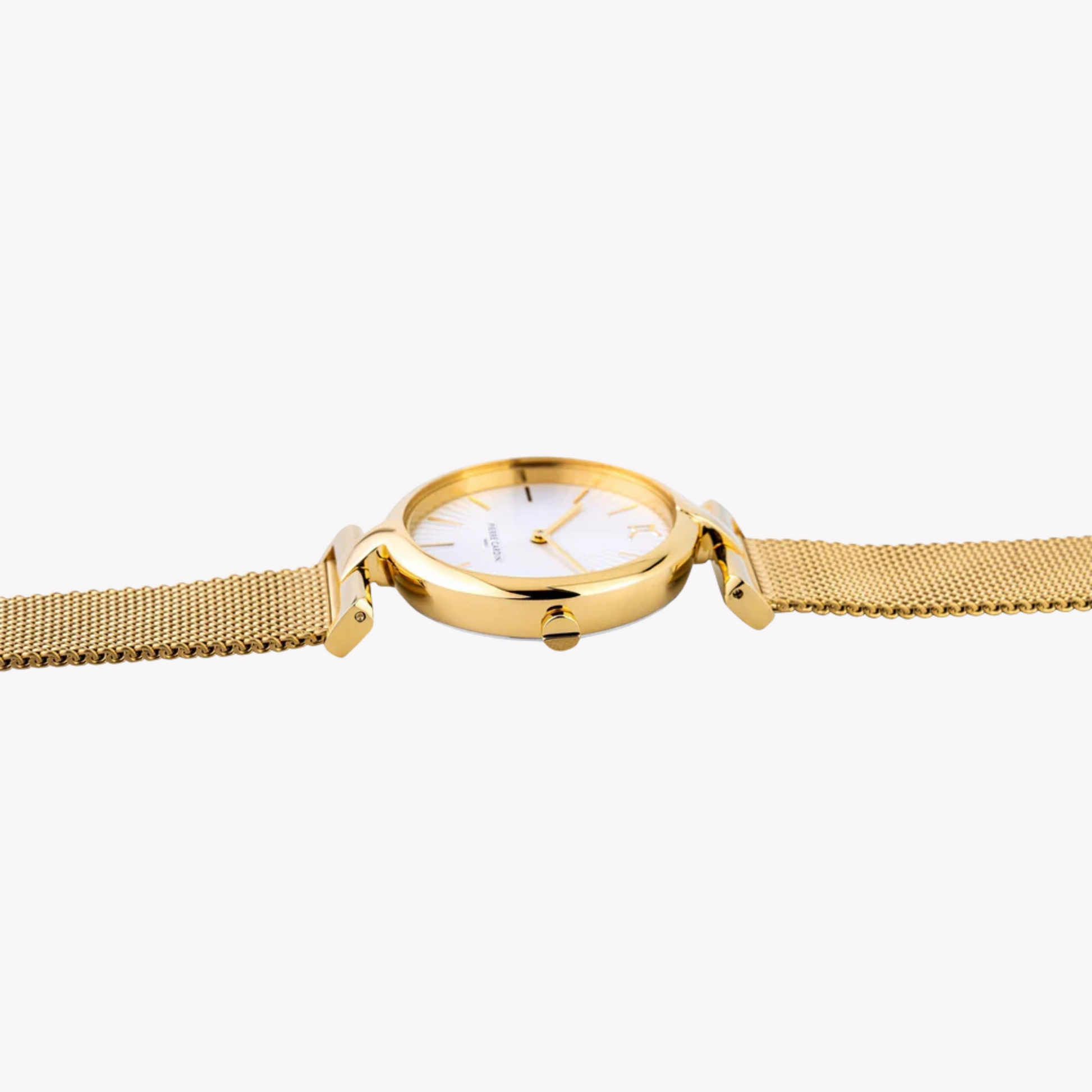 Pierre Cardin Women's Gold Stainless Steel Watch, Silver Dial | CMD.3507-1