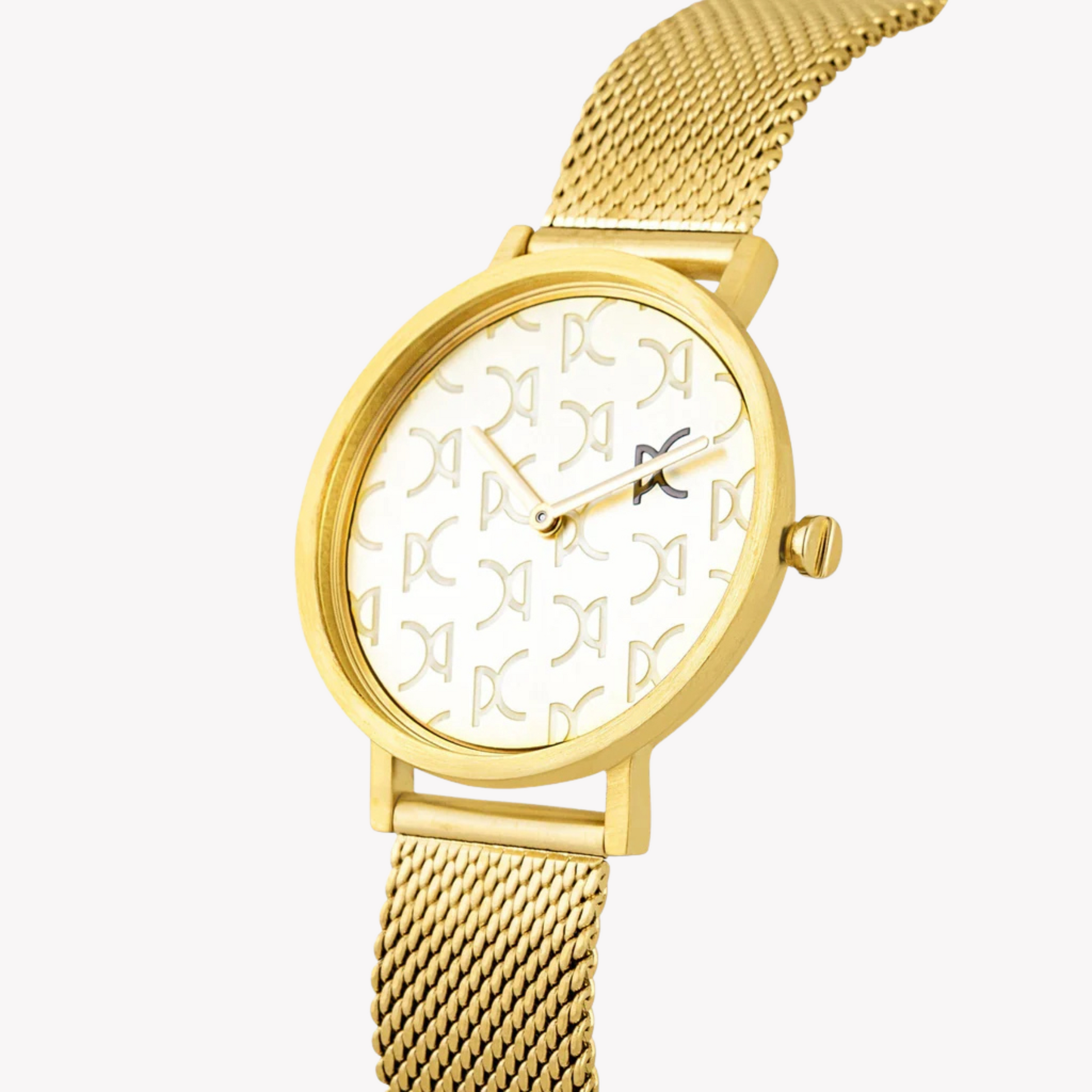 Pierre Cardin Women's Gold Stainless Steel Watch, Champagne Dial | CBV.1518-1